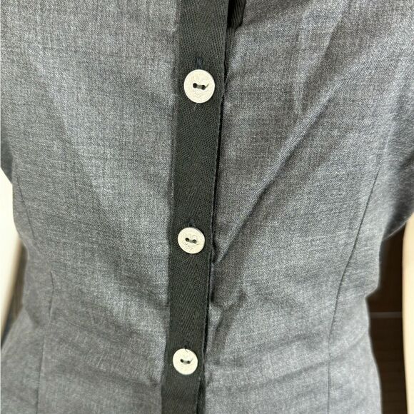 Fendi Fendissime Sportswear Gray Lana Wool Dress 6 - Picture 5 of 14